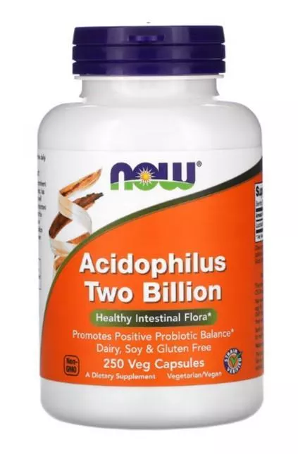 NOW Acidophilus 2 Billion 250 vcaps