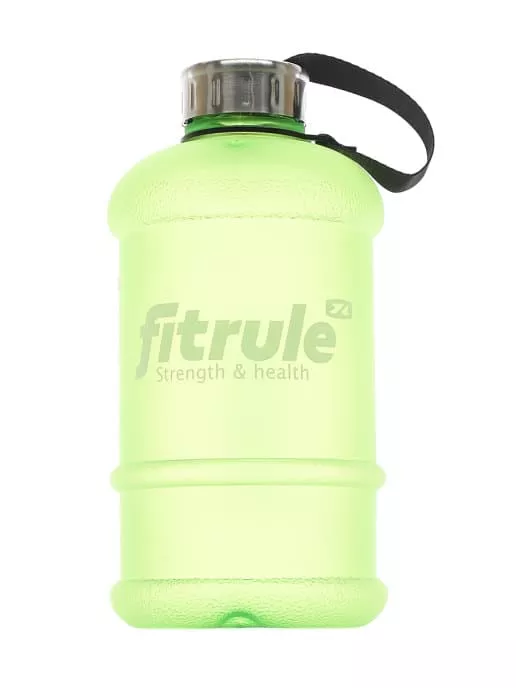 FitRule Бутыль прорезиненная металлическая крышка 1,3L (Зеленая) фото