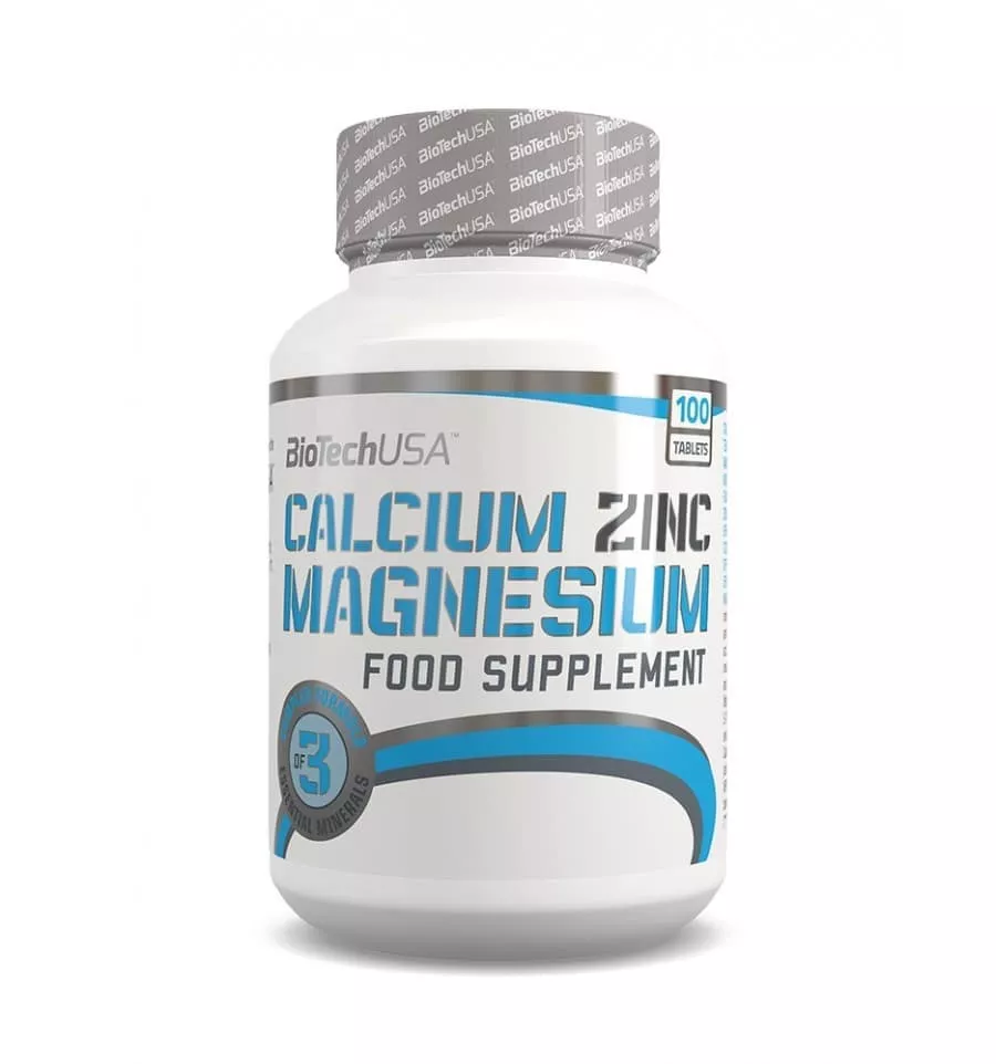 BioTech Calcium Zinc Magnesium 100 tabs фото