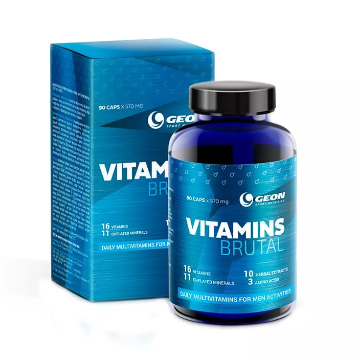 GEON Brutal Vitamins 90 caps фото