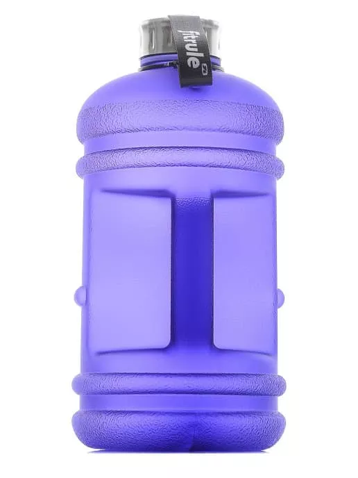 FitRule Бутыль прорезиненная металлическая крышка 2,2L (Фиолетовый)