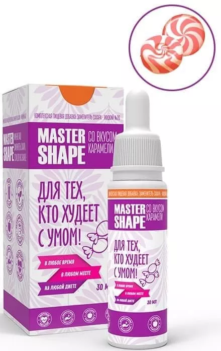 Fit Parad Заменитель Сахара Master shape жидкий со вкусом карамели № 26 30 ml фото