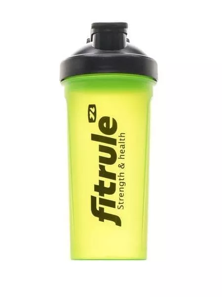 FitRule Шейкер классический с крючком (зеленый+черная крышка) фото