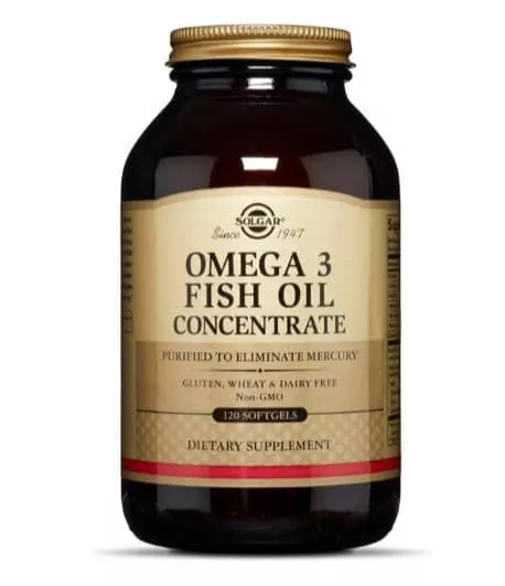Solgar Omega-3 Fish Oil Concentrate 120 sgels