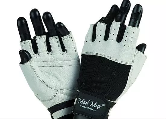 *Перчатки Mad Max "Classic" MFG248\WH-BK\XL