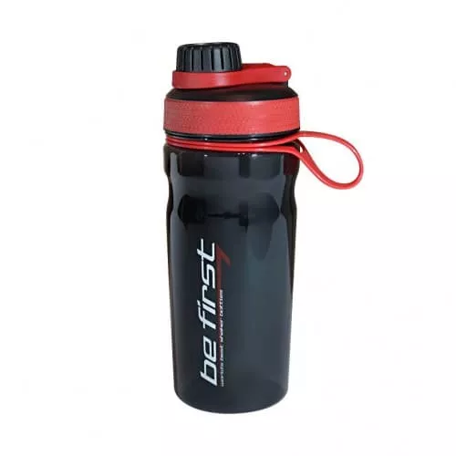BeFirst Шейкер темный стакан 600ml (Красная крышка)