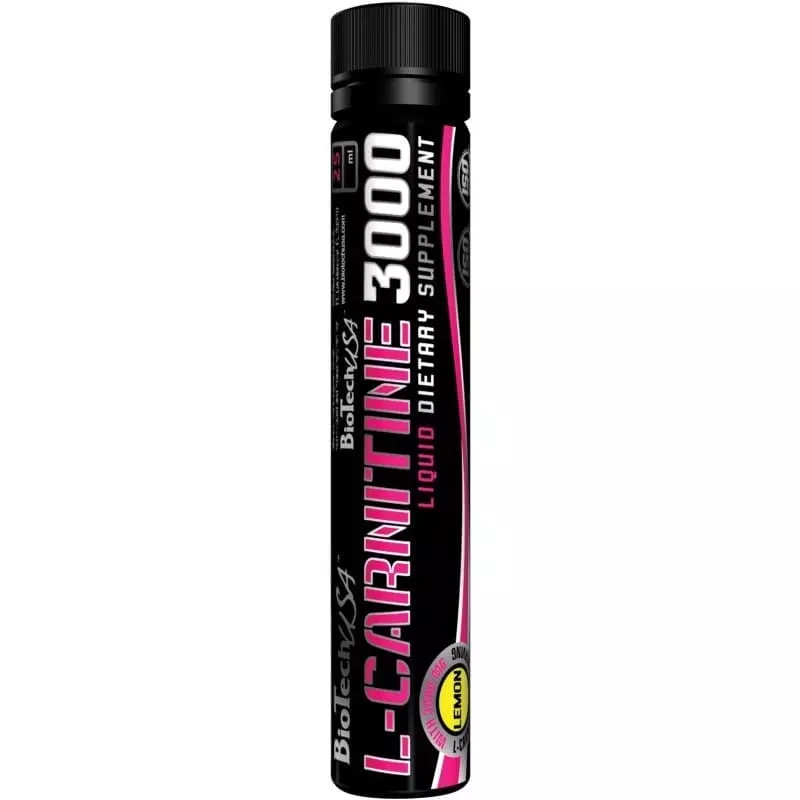 BioTech L-Carnitine 3000mg 25 ml 1amp