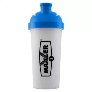 Maxler Shaker Black 700 ml - Blue - White 1 col. print