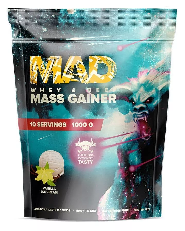 MAD Mass Gainer Whey Beef 1000g