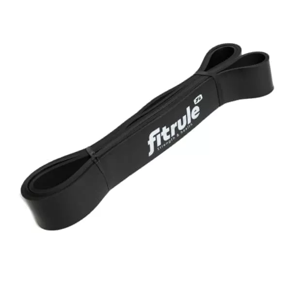FitRule Резинка для фитнеса (эспандер) 1000см х 2,5см (Черная 25кг)