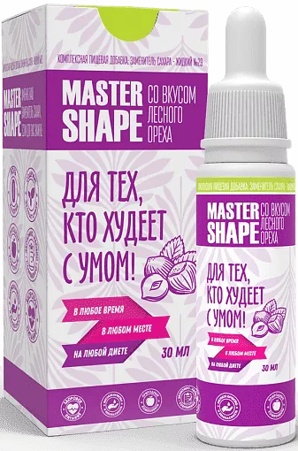 Fit Parad Заменитель Сахара Master shape жидкий со вкусом Лесного Ореха № 29 30 ml
