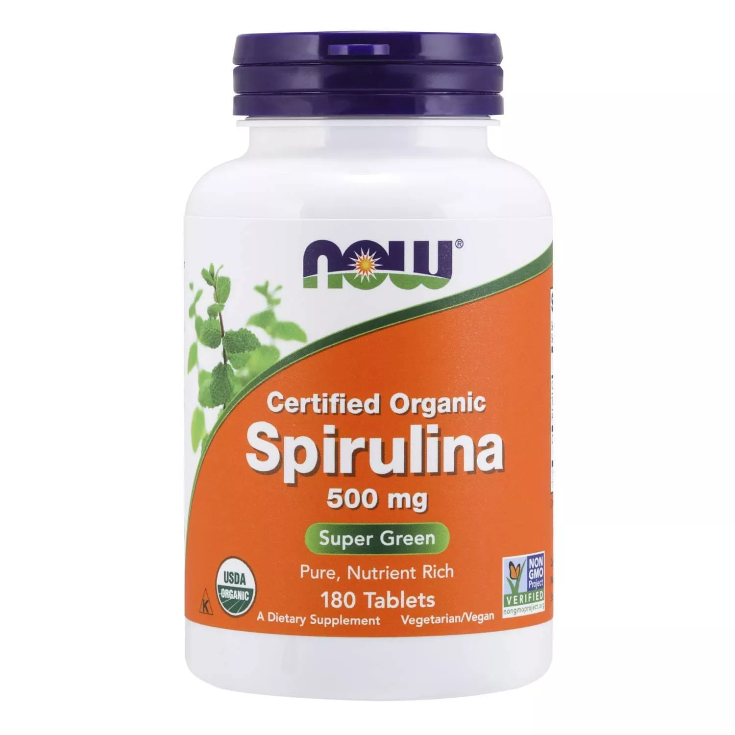 NOW Spirulina 500 mg 180 tabs
