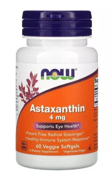 NOW Astaxanthin 4 mg 60 vcaps
