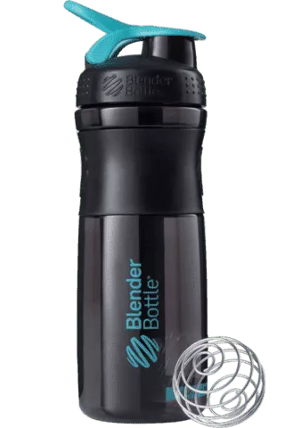 BlenderBottle SportMixer 828 ml Black/Teal [черный/морской голубой]