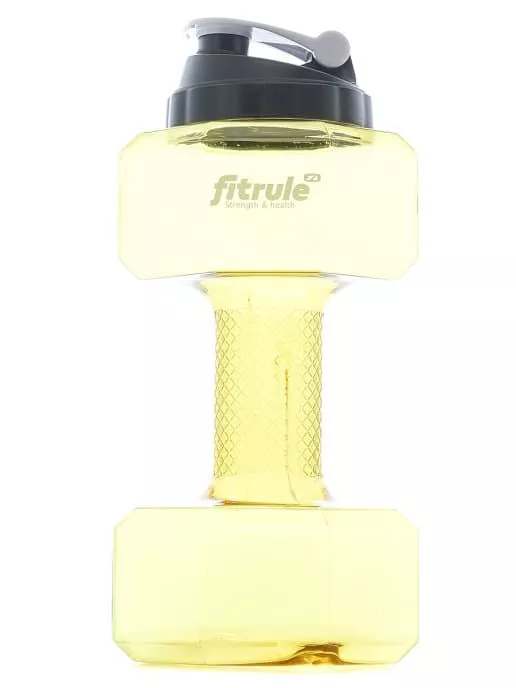 FitRule Шейкер Гантеля 2,2L (Жёлтый)