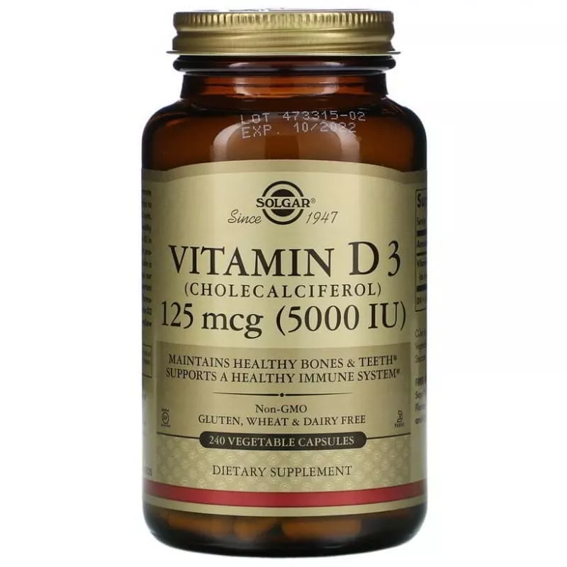 Solgar Vit D-3 5000 IU 240 caps
