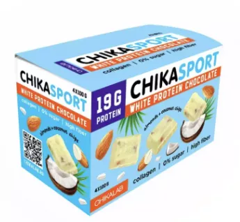 CHIKALAB Шоколад Белый 100g фото