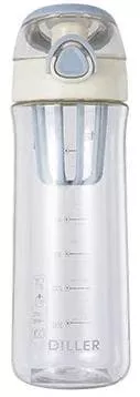 Бутылка для воды Diller D38-550 ml (Белый)