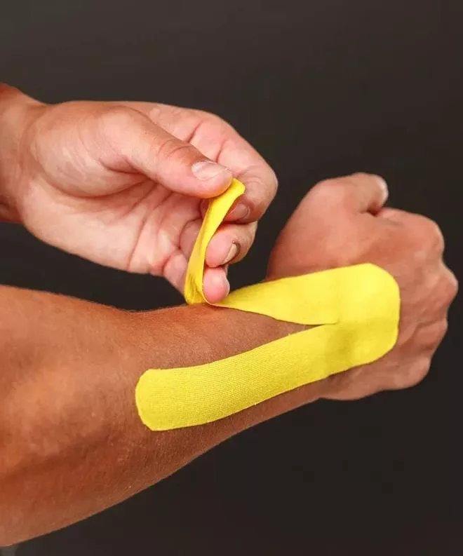 FitRule Кинезио Тейп Tape 5 cм х 5 м (Желтый)