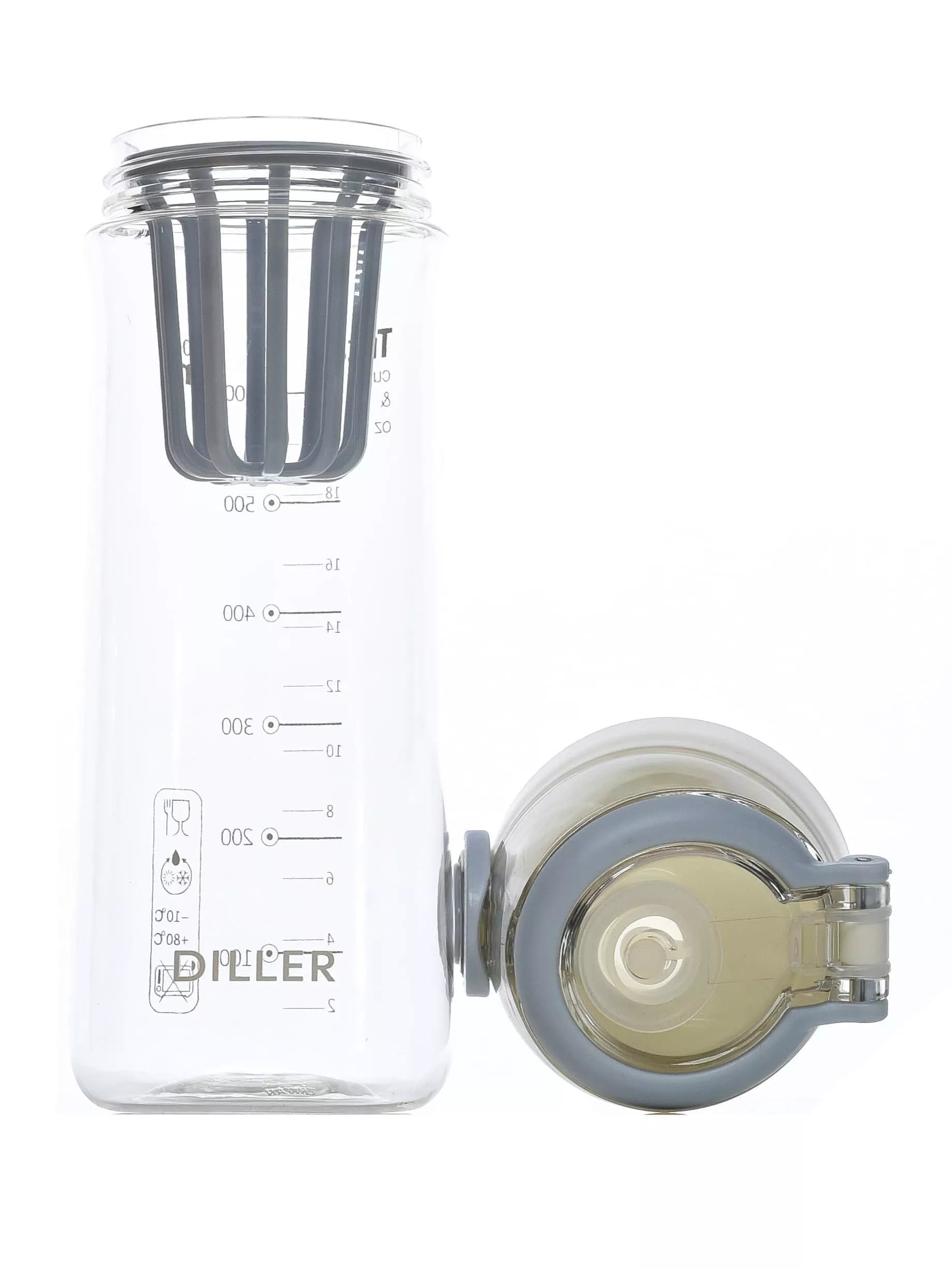 Бутылка для воды Diller D38-700 ml (Белый)