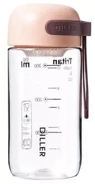 Бутылка для воды Diller D31 500 ml (Розовый)