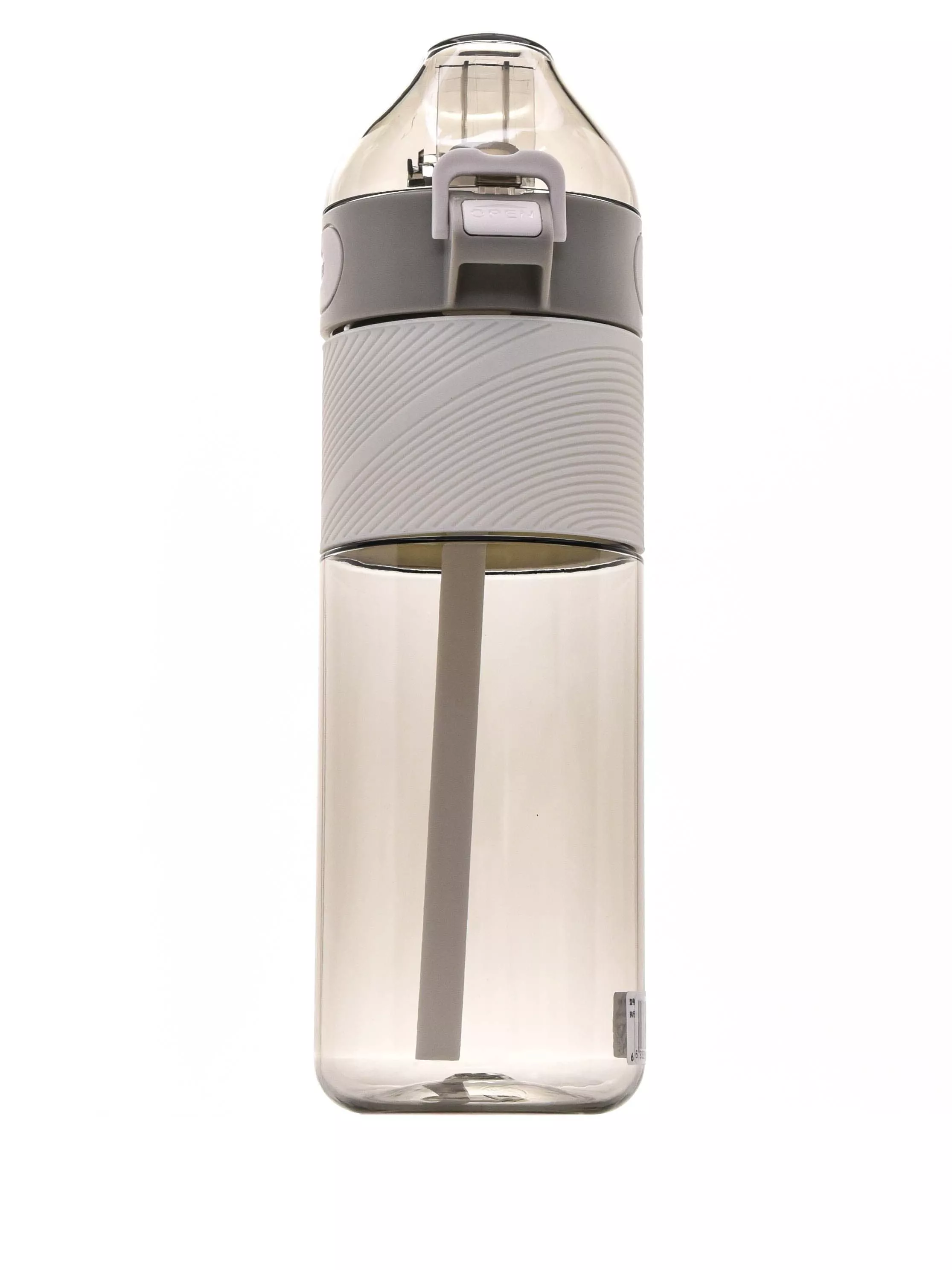 Бутылка для воды Diller DB-002 650 ml (с трубочкой) (Белый)