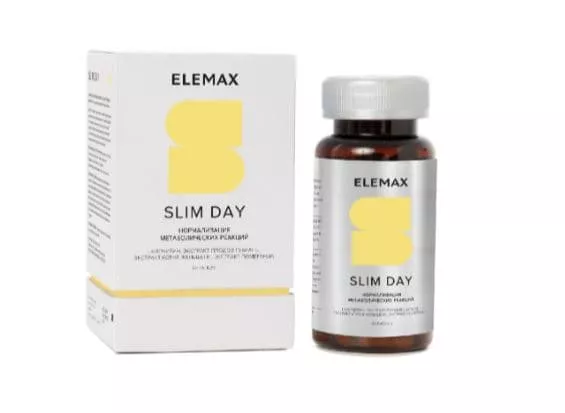 Elemax SLIM DAY 400mg 60 caps фото