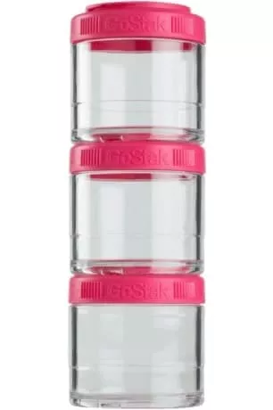 BlenderBottle GoStak (3 pack) 100 ml Pink [малиновый]