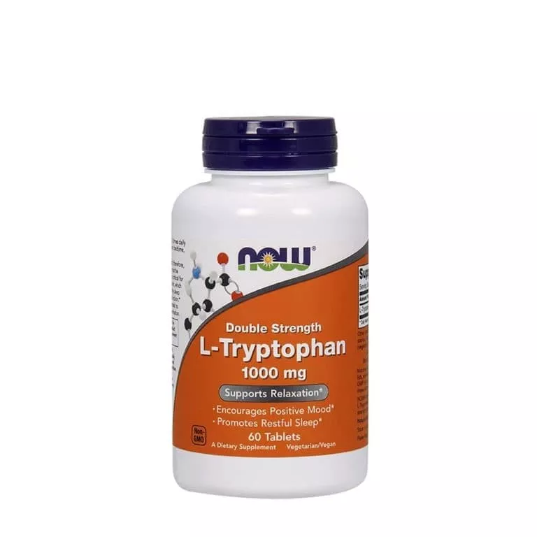 NOW L-Tryptophan 1000 mg 60 caps фото