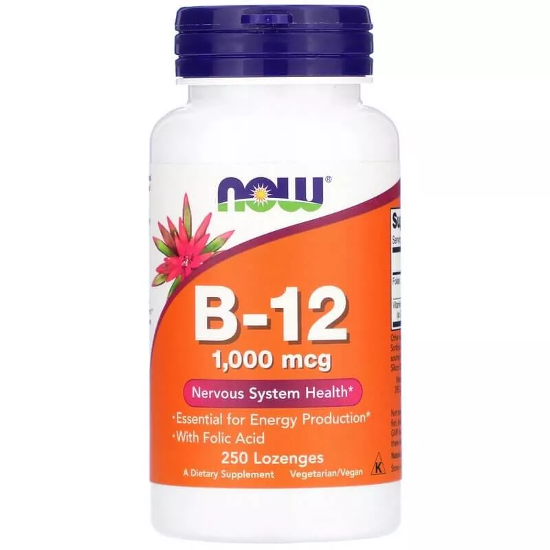 NOW B-12 1000mcg 250 caps фото