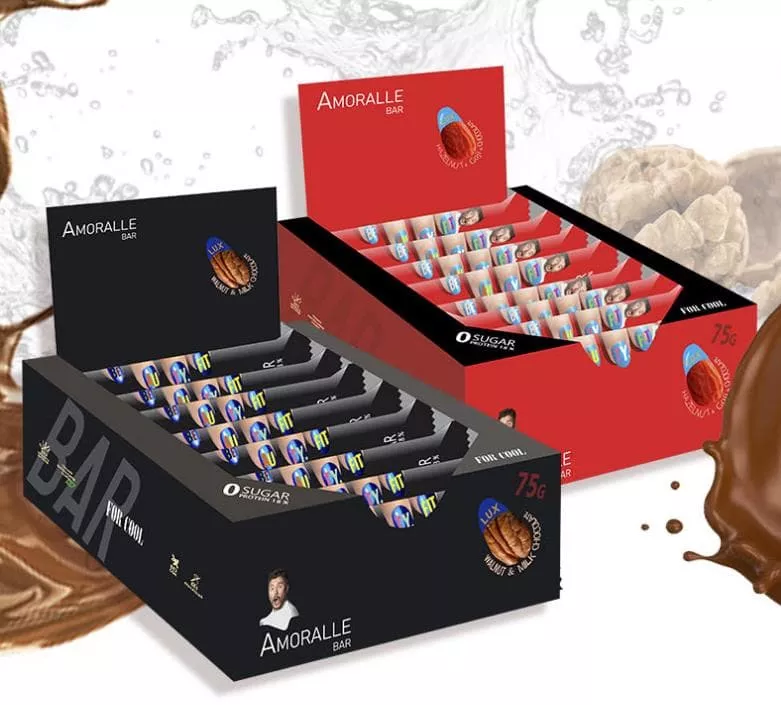 Beauty Fit Натуральные низкоуглеводные батончики Аморалле бар 75 g