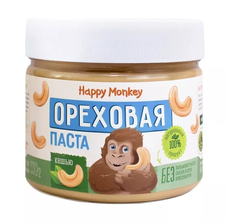 Happy Monkey Ореховая Паста 330g