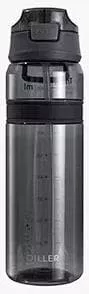 Бутылка для воды Diller D36 850 ml (Черный)
