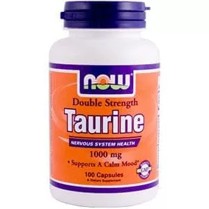 NOW Taurine 1000mg 100 caps фото