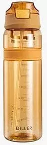 Бутылка для воды Diller D36 550 ml (Оранжевый)
