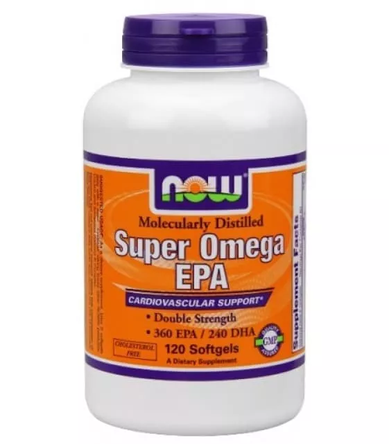 NOW Super Omega-3 120 caps фото