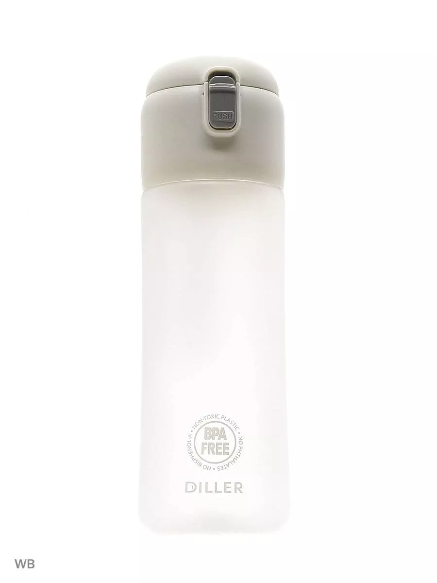Diller Бутылка для воды D26 650ml (Белая)
