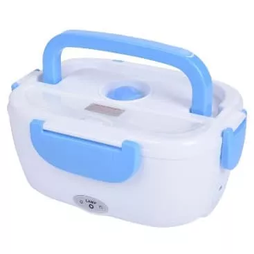 Take it Ланч Бокс Пластиковая Чаша 220Вт 600ml (Бело-Синий)