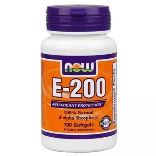 NOW E-200 Da 100 softgels фото