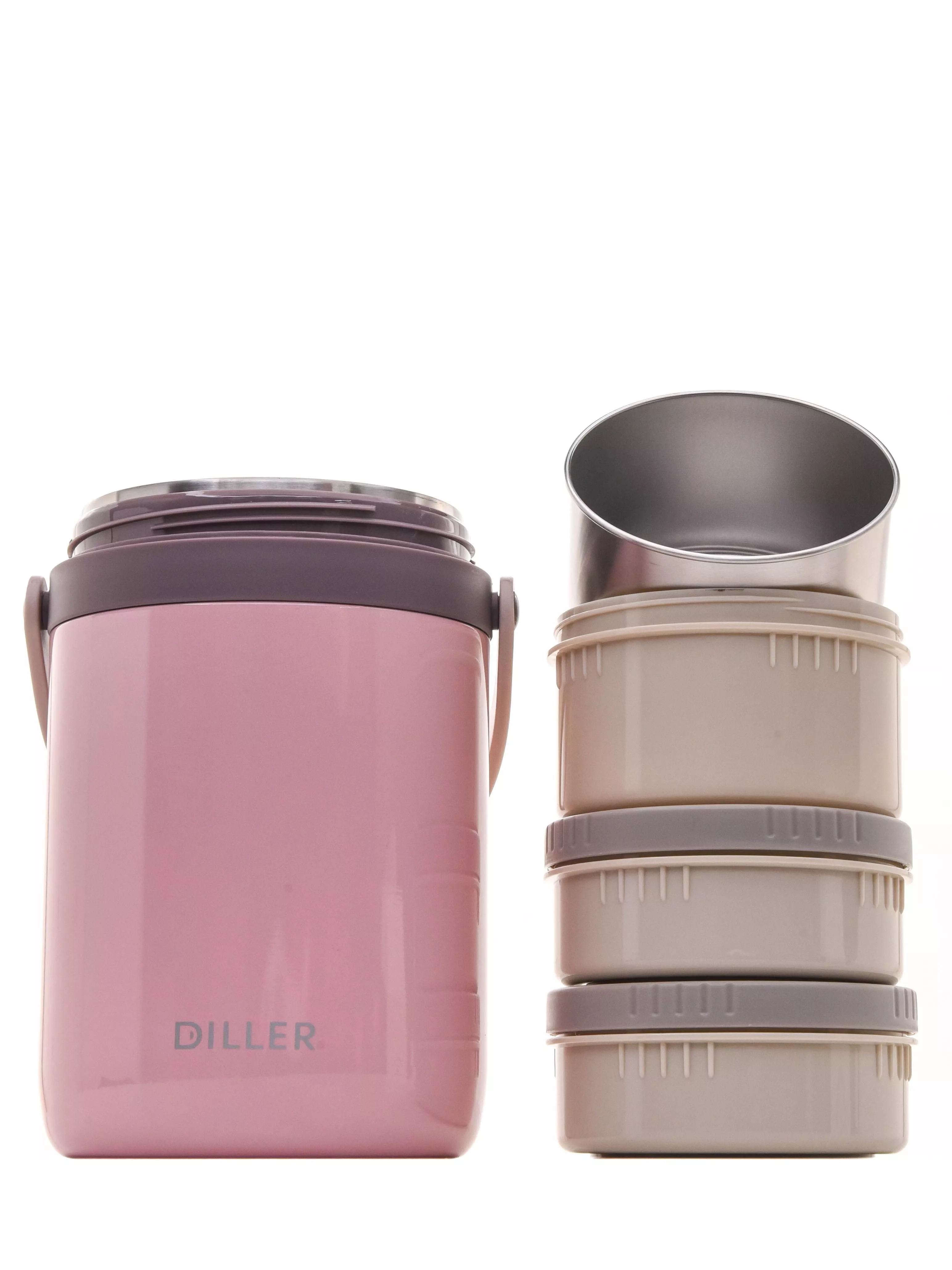 Термоконтейнер для еды Diller 8926 1900 ml (Розовый)