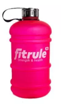 FitRule Бутыль прорезиненная металлическая крышка 2,2L (Красная)