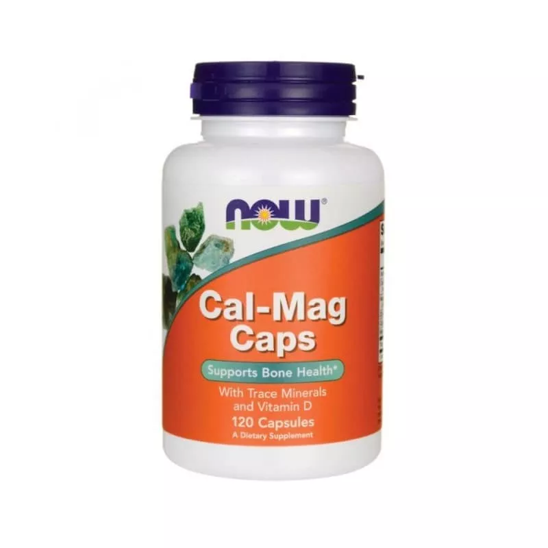 NOW Calcium-Magnesium + D3 120 sof фото