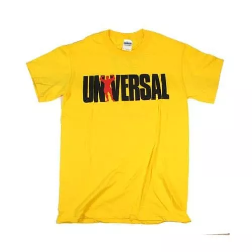 Universal Футболка Universal logo желтая фото