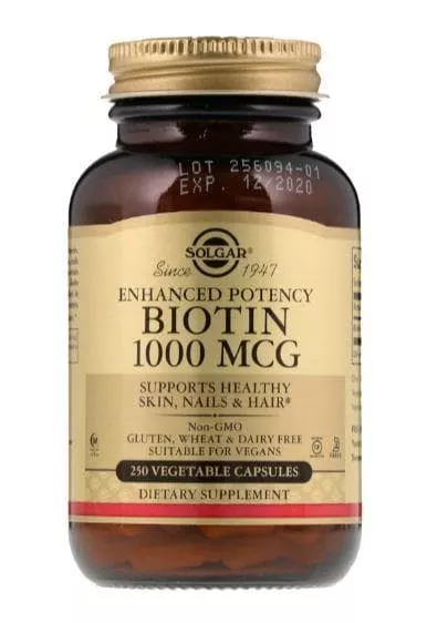 Solgar Biotin 1000 mcg 250 vcaps
