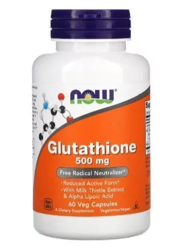 NOW Glutathione 500mg 60 vcaps