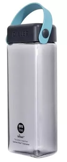 Бутылка для воды Diller D33 550 ml (Черный)