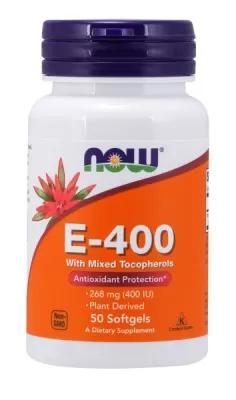 NOW E-400 Mixed Toc 50 softgel