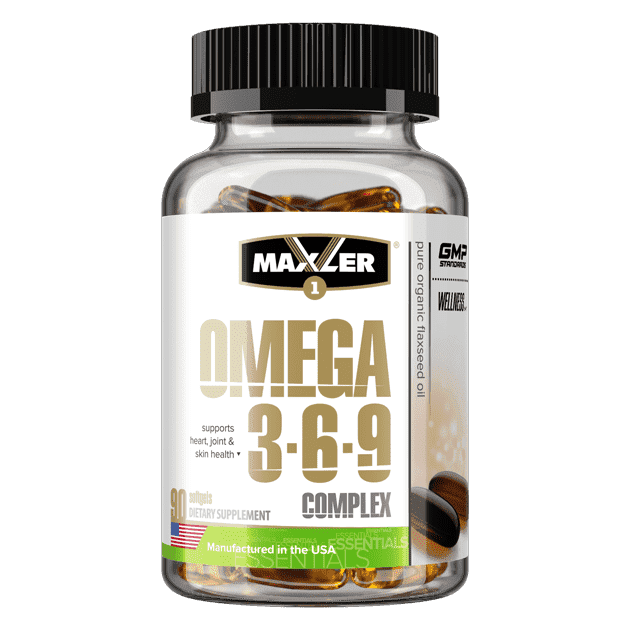 Maxler Omega 3-6-9 Сomplex 90 softgels фото