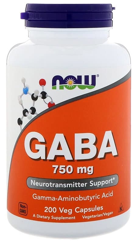 Now GABA 750mg 200 caps фото