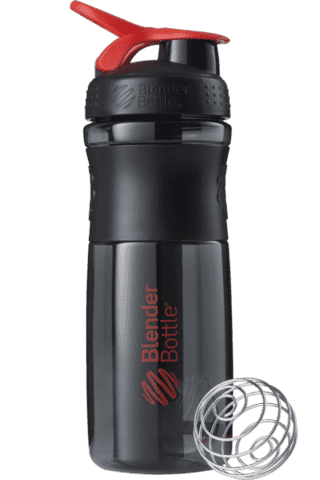 BlenderBottle SportMixer 828 ml Black/Red [черный/красный]